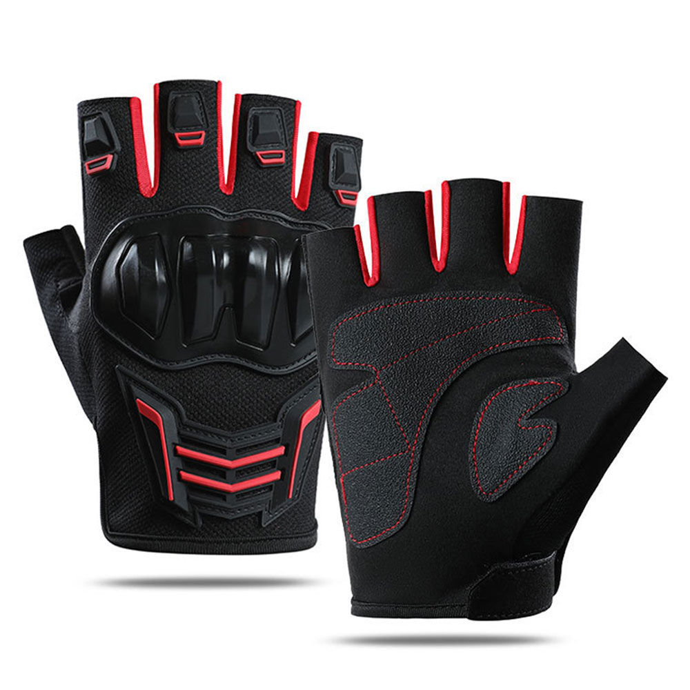 通気性オートバイ手袋夏ハーフフィンガー Guantes モト - Cycling Glove Padded のレビューと価格