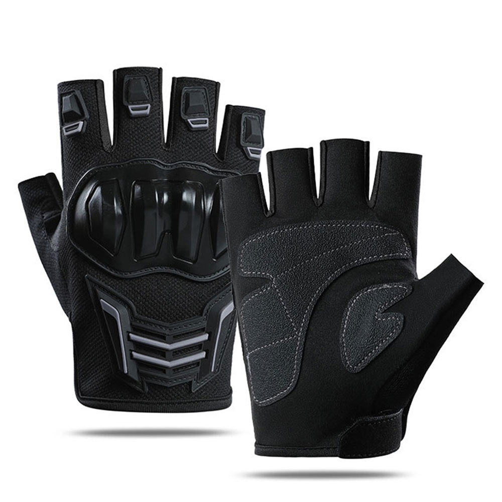 通気性オートバイ手袋夏ハーフフィンガー Guantes モト - Cycling Glove Padded のレビューと価格