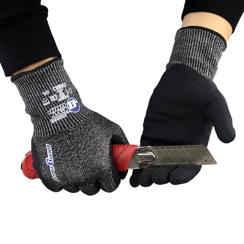 レベル5耐切創安全作業用手袋 ニトリル製耐衝撃グリップ手袋 - Work Glove Impact のレビューと価格