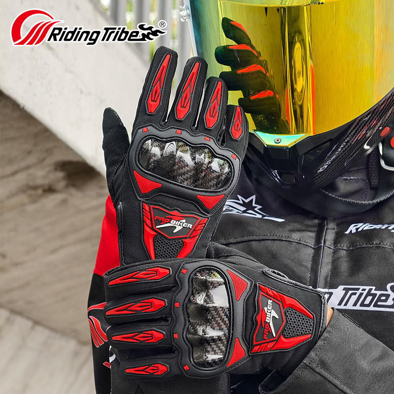 RidingTribe バイクグローブ 新しい夏用バイクグロ - Motorcycle Glove Knuckle のレビューと価格