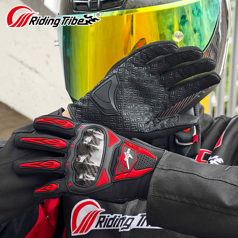 RidingTribe バイクグローブ 新しい夏用バイクグロ - Motorcycle Glove Knuckle のレビューと価格