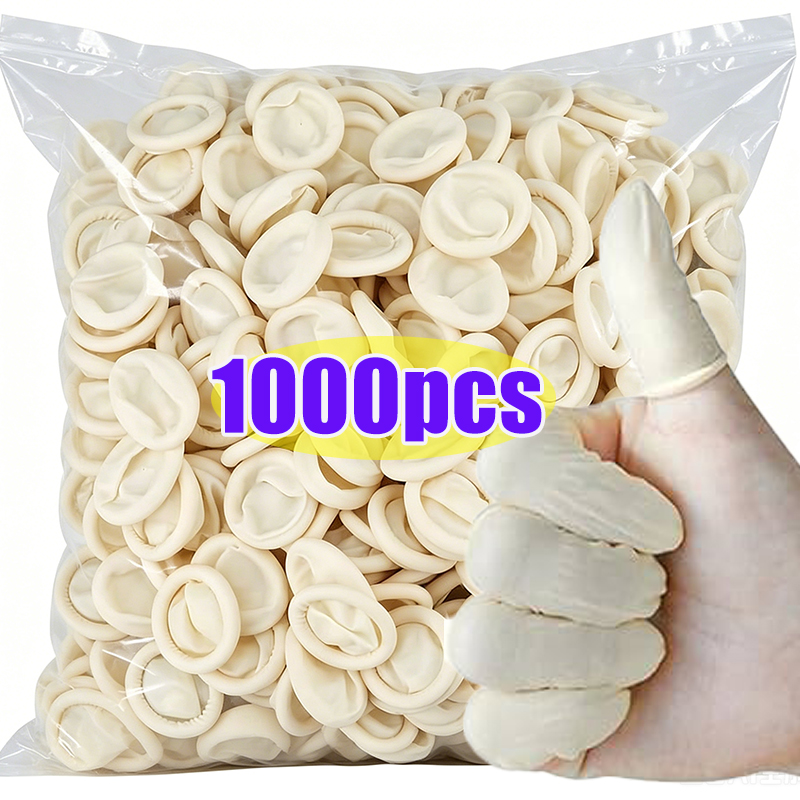 1000 個白使い捨て指サック手袋防塵アンチスリップ多目的耐 - Latex Disposable Glove のレビューと価格
