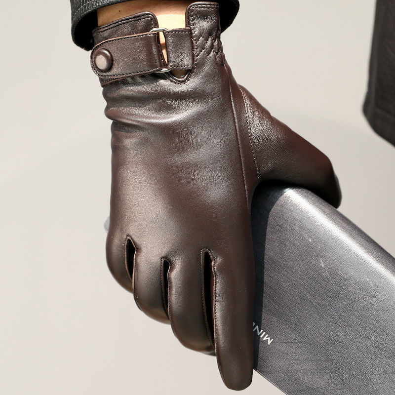 2024 メンズシープスキンレザー手袋ファッション運転乗馬手 - Leather Driving Glove のレビューと価格