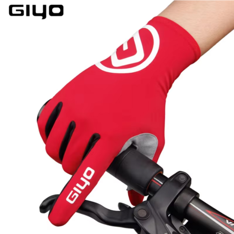 GIYO タッチスクリーンロングフルフィンガーハーフフィンガ - Cycling Glove Padded のレビューと価格