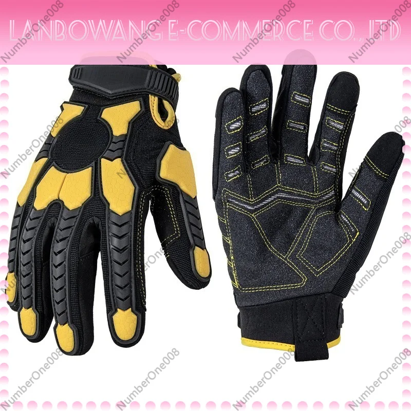 レベル6耐切創手袋、PVC耐摩耗手袋、TPR耐衝撃タッチスク - Work Glove Impact のレビューと価格