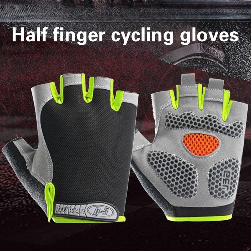 卸売ハーフフィンガーサイクリンググローブ男女兼用滑り止め衝撃 - Cycling Glove Padded のレビューと価格