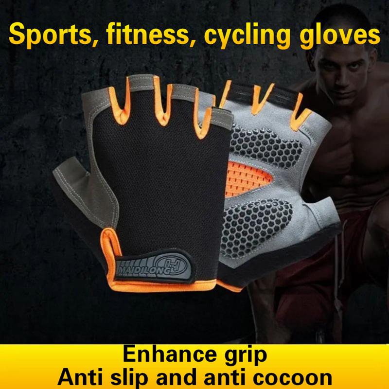卸売ハーフフィンガーサイクリンググローブ男女兼用滑り止め衝撃 - Cycling Glove Padded のレビューと価格