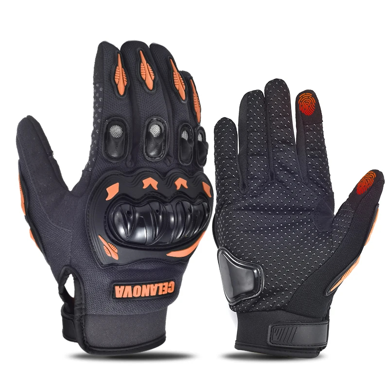 新しい男性用自転車オートバイグローブ、ハードナックル、タッチ - Motorcycle Glove Knuckle のレビューと価格