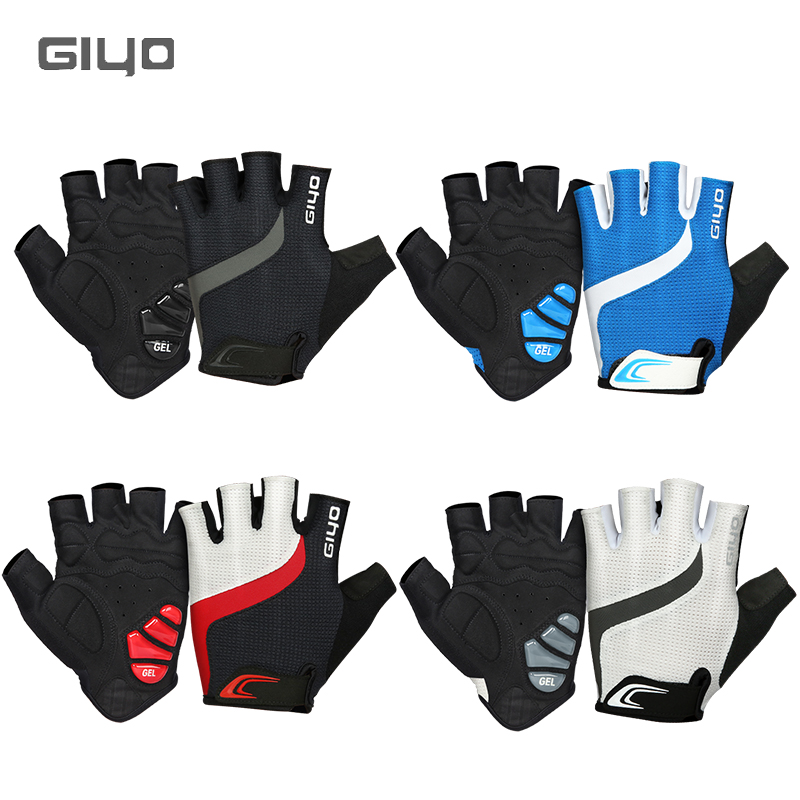 Giyo ブレーキ風サイクリングハーフフィンガーグローブ滑り - Cycling Glove Padded のレビューと価格